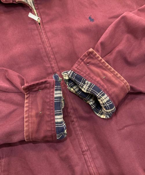 POLO RALPH LAUREN（ポロ・ラルフローレン）POLO RALPH LAUREN (ポロ・ラルフローレン) スイングトップ ボルドー サイズ:Lの古着・服飾アイテム