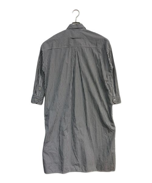 ticca（ティッカ）TICCA (ティッカ) SOMELOS ギンガムチェックシャツワンピース ブラック×ホワイト サイズ:Freeの古着・服飾アイテム
