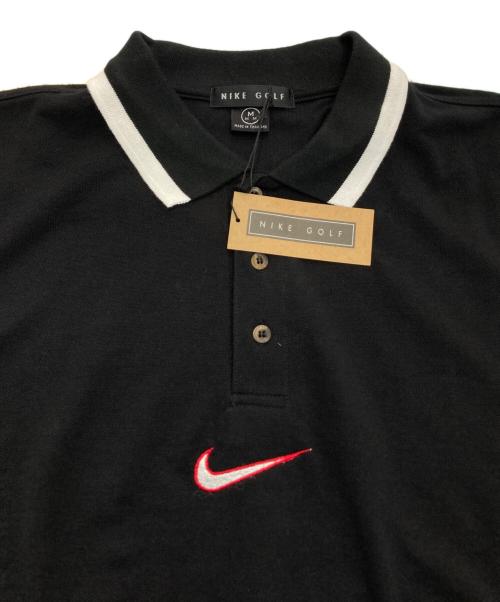NIKE GOLF（ナイキゴルフ）NIKE GOLF (ナイキゴルフ) ポロシャツ ブラック サイズ:Mの古着・服飾アイテム