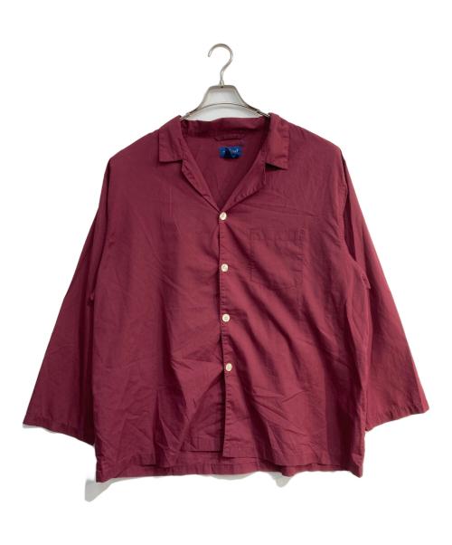 TOWN CRAFT（タウンクラフト）TOWN CRAFT (タウンクラフト) 長袖シャツ　80-90‘S 青タグ ボルドー サイズ:XXLの古着・服飾アイテム