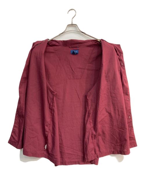 TOWN CRAFT（タウンクラフト）TOWN CRAFT (タウンクラフト) 長袖シャツ　80-90‘S 青タグ ボルドー サイズ:XXLの古着・服飾アイテム
