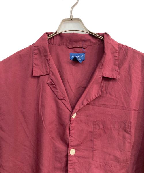 TOWN CRAFT（タウンクラフト）TOWN CRAFT (タウンクラフト) 長袖シャツ　80-90‘S 青タグ ボルドー サイズ:XXLの古着・服飾アイテム