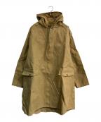 U'S NAVYユーエスネイビー）の古着「ヴィンテージゴム引きレインパーカー　talon 推定40's」｜ブラウン