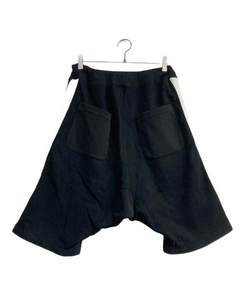 GANRYU（ガンリュウ）GANRYU (ガンリュウ) サルエルハーフパンツ　AD2021　EK-T021 ブラック サイズ:Mの古着・服飾アイテム