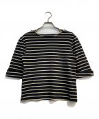 ARMOR LUX×23区アルモーリュックス×ニジュウサンク）の古着「ボーダーカットソー　KKWSCM6830」｜ブラック×ベージュ