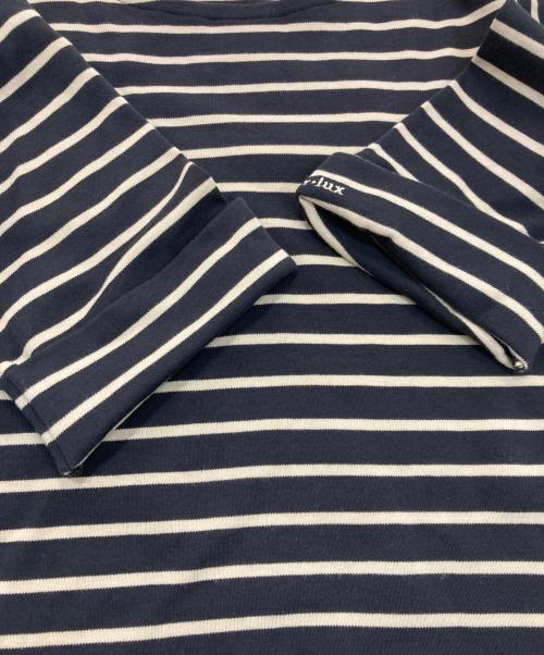 ARMOR LUX（アルモーリュックス）ARMOR LUX (アルモーリュックス) 23区 (ニジュウサンク) ボーダーカットソー　KKWSCM6830 ブラック×ベージュ サイズ:Freeの古着・服飾アイテム