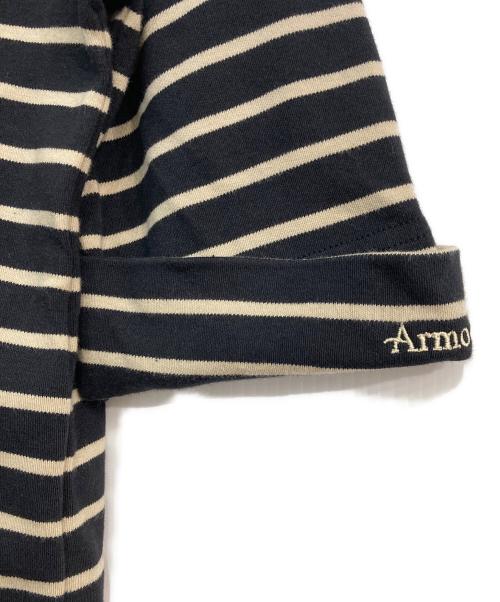 ARMOR LUX（アルモーリュックス）ARMOR LUX (アルモーリュックス) 23区 (ニジュウサンク) ボーダーカットソー　KKWSCM6830 ブラック×ベージュ サイズ:Freeの古着・服飾アイテム