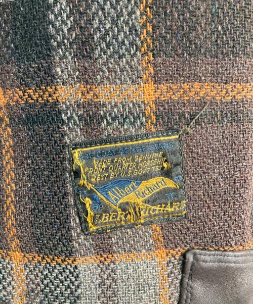 albert Richard（アルバートリチャード）albert Richard (アルバートリチャード) グリズリージャケット　 30~40's TALON ホースハイド 熊ジャン ブラウン サイズ:-の古着・服飾アイテム