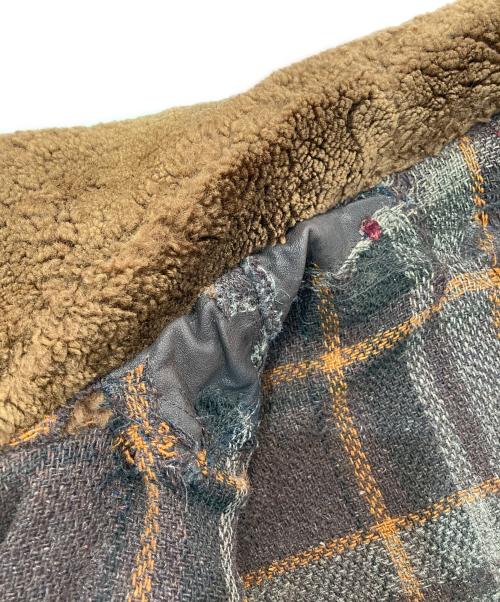 albert Richard（アルバートリチャード）albert Richard (アルバートリチャード) グリズリージャケット　 30~40's TALON ホースハイド 熊ジャン ブラウン サイズ:-の古着・服飾アイテム