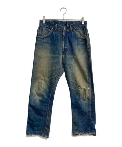 OSH KOSH B'gosh（オシュコシュ ビゴッシュ）OSH KOSH B'gosh (オシュコシュ ビゴッシュ) 5ポケットデニムパンツ　50~60S GRIPPER ZIPPER 耳付 インディゴ サイズ:-の古着・服飾アイテム