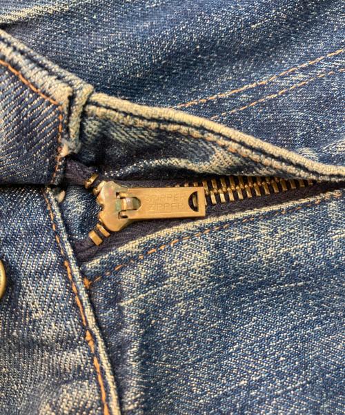 OSH KOSH B'gosh（オシュコシュ ビゴッシュ）OSH KOSH B'gosh (オシュコシュ ビゴッシュ) 5ポケットデニムパンツ　50~60S GRIPPER ZIPPER 耳付 インディゴ サイズ:-の古着・服飾アイテム