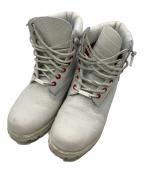 Timberlandティンバーランド）の古着「クロコ型押し7ホールブーツ　9670013」｜アイボリー