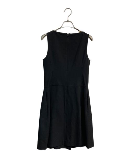 LAUREN RALPH LAUREN（ローレンラルフローレン）LAUREN RALPH LAUREN (ローレンラルフローレン) ノースリーブワンピース ブラック サイズ:2の古着・服飾アイテム