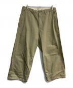 BEAMSビームス）の古着「『the A』 / Wide Chino Pants 24AW ショップ限定　11-23-1071-791」｜ベージュ