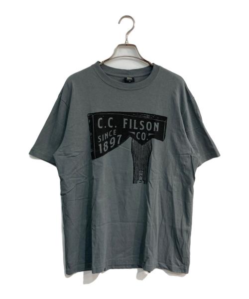 FILSON（フィルソン）FILSON (フィルソン) プリントTシャツ　8044-45-21023 グレー サイズ:Mの古着・服飾アイテム