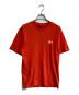 stussy（ステューシー）の古着「プリントTシャツ」｜オレンジ