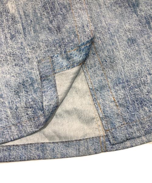 DIESEL（ディーゼル）DIESEL (ディーゼル) O-Datura ラップデニムスカート　A07120 インディゴ サイズ:XSの古着・服飾アイテム