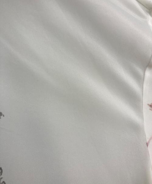 Ameri VINTAGE（アメリヴィンテージ）Ameri VINTAGE (アメリヴィンテージ) ILLUSTRATION PRINT SHEER TOP ホワイト サイズ:Freeの古着・服飾アイテム