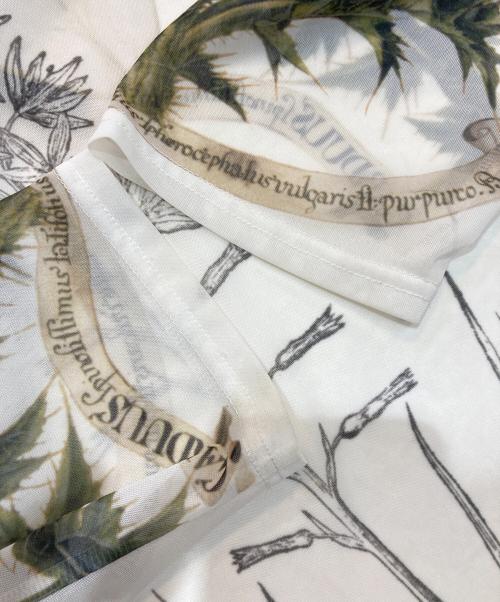 Ameri VINTAGE（アメリヴィンテージ）Ameri VINTAGE (アメリヴィンテージ) ILLUSTRATION PRINT SHEER TOP ホワイト サイズ:Freeの古着・服飾アイテム