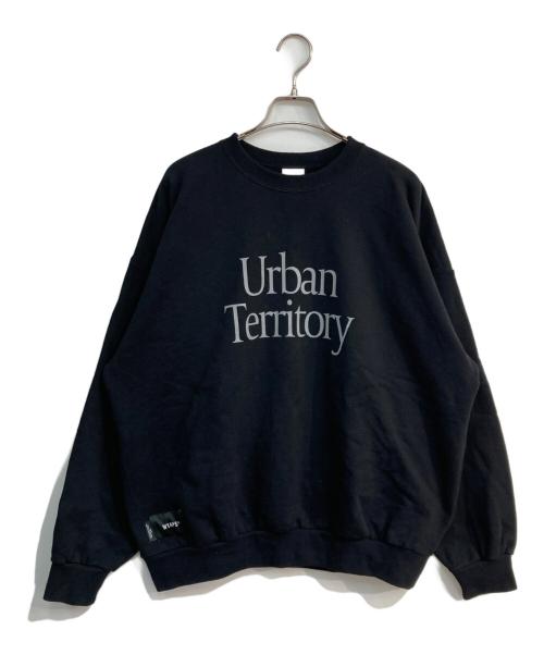 WTAPS（ダブルタップス）WTAPS (ダブルタップス) URBAN TERRITORY プリントスウェット ブラック サイズ:3の古着・服飾アイテム