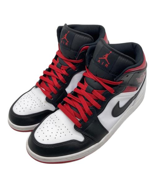 NIKE（ナイキ）NIKE (ナイキ) AIR JORDAN 1 MID ブラック×レッド サイズ:10 USの古着・服飾アイテム