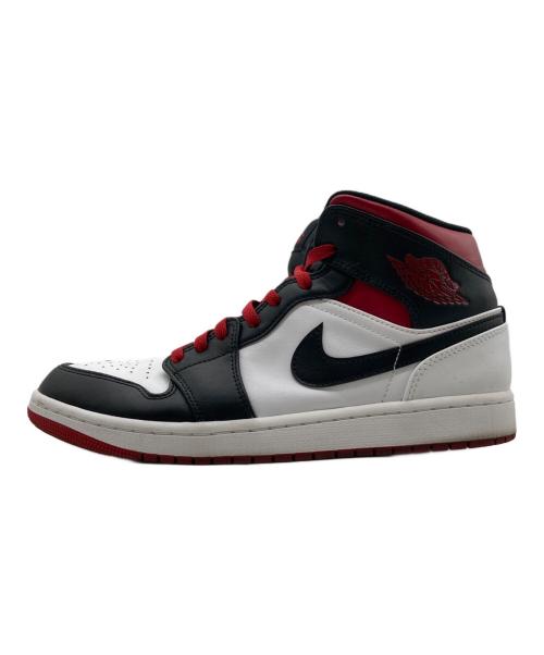 NIKE（ナイキ）NIKE (ナイキ) AIR JORDAN 1 MID ブラック×レッド サイズ:10 USの古着・服飾アイテム