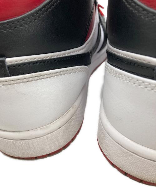 NIKE（ナイキ）NIKE (ナイキ) AIR JORDAN 1 MID ブラック×レッド サイズ:10 USの古着・服飾アイテム