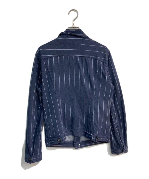 JACOB COHEN（ヤコブコーエン）JACOB COHEN (ヤコブコーエン) ストライプジャケット　J8032 COMF-H ネイビー サイズ:Sの古着・服飾アイテム