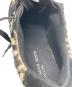 中古・古着 ARMANI JEANS (アルマーニジーンズ) ハラコローカットスニーカー ブラック×ベージュ サイズ:US 7.5：3500円