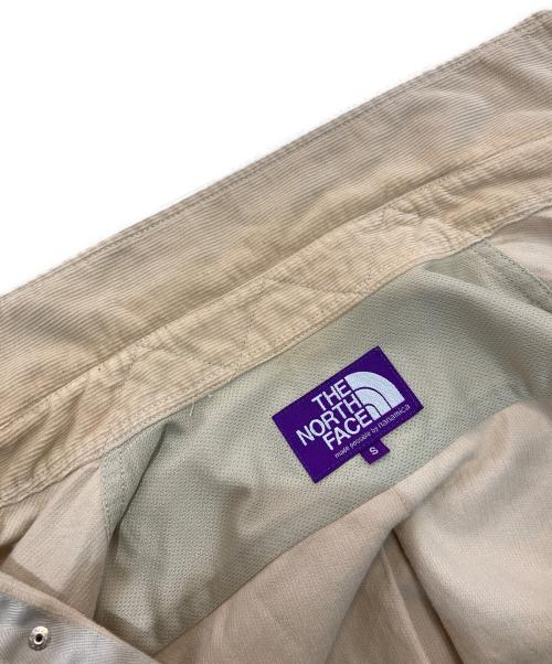 THE NORTHFACE PURPLELABEL（ザ・ノースフェイス パープルレーベル）THE NORTHFACE PURPLELABEL (ザ・ノースフェイス パープルレーベル) Organic Cotton Corduroy Big Shirt　NT3074N ベージュ サイズ:Sの古着・服飾アイテム