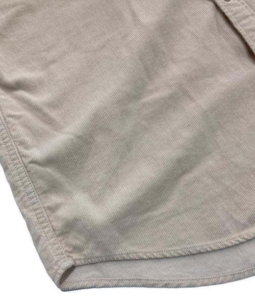 THE NORTHFACE PURPLELABEL（ザ・ノースフェイス パープルレーベル）THE NORTHFACE PURPLELABEL (ザ・ノースフェイス パープルレーベル) Organic Cotton Corduroy Big Shirt　NT3074N ベージュ サイズ:Sの古着・服飾アイテム