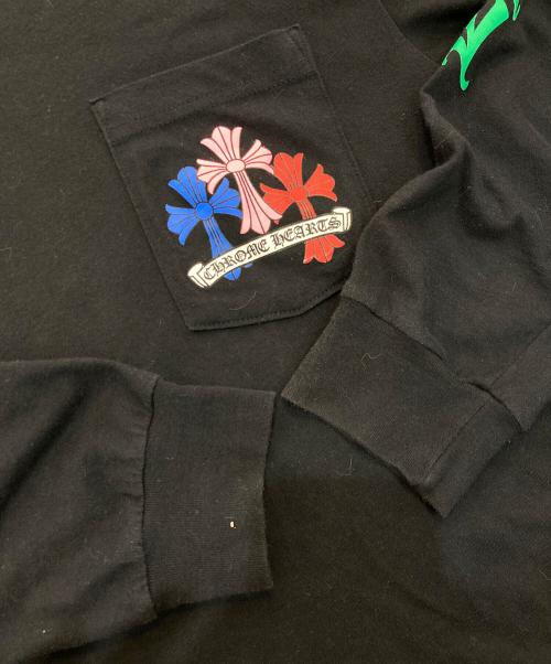 CHROME HEARTS（クロムハーツ）CHROME HEARTS (クロムハーツ) マルチセメタリーカットソー　中国語タグ ブラック サイズ:Mの古着・服飾アイテム