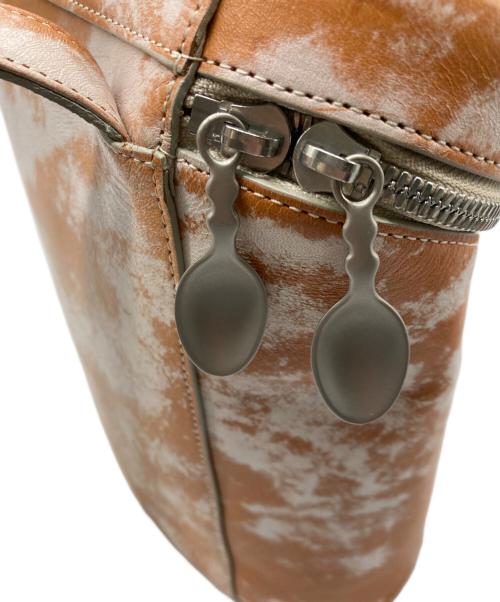 HIROKO HAYASHI（ヒロコ ハヤシ）HIROKO HAYASHI (ヒロコ ハヤシ) NUVOLE ショルダーバッグ オレンジの古着・服飾アイテム