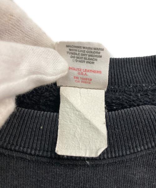 Langlitz Leathers（ラングリッツレザー）Langlitz Leathers (ラングリッツレザー) プリントスウェット ブラック サイズ:記載なしの古着・服飾アイテム