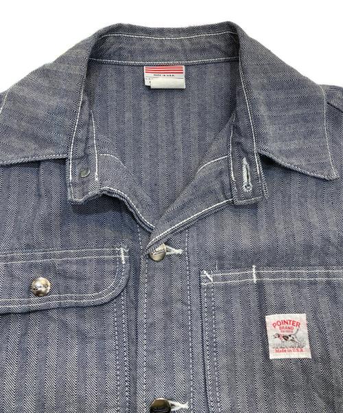 Pointer（ポインター）POINTER (ポインター) カバーオール USA製 グレー サイズ:Sの古着・服飾アイテム