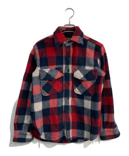 McCOY'S（マッコイズ）McCOY'S (マッコイズ) CPOネルシャツジャケット レッド×ブラック サイズ:Sの古着・服飾アイテム