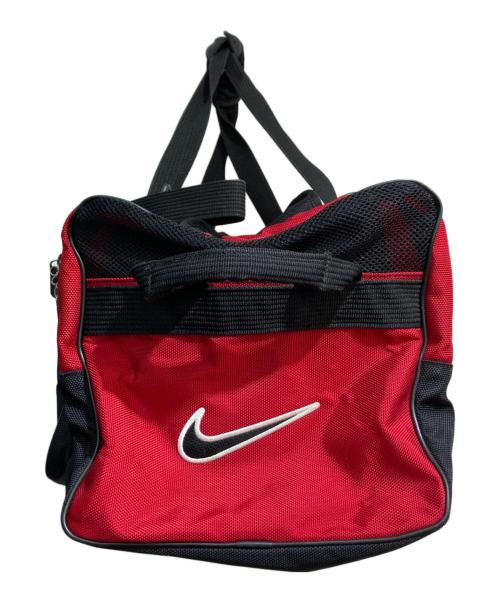NIKE（ナイキ）NIKE (ナイキ) ボストンバッグ レッド×ブラックの古着・服飾アイテム