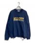 BlackEyePatch（ブラックアイパッチ）の古着「ALLCITY クルーネックスウェット」｜ネイビー