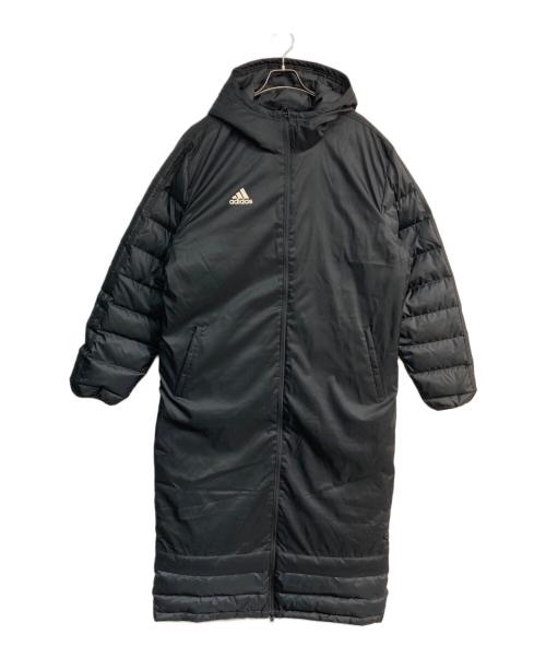 adidas（アディダス）adidas (アディダス) CONDIVO18 ダウンウィンターコート　BQ6590 ブラック サイズ:4XOの古着・服飾アイテム