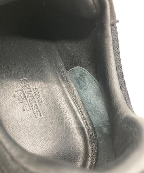 HERMES（エルメス）HERMES (エルメス) バウンシング メッシュ・テクニック シェーヴル・ヴェロア ブラック サイズ:37の古着・服飾アイテム