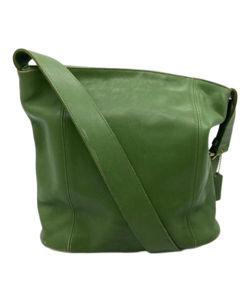 COACH（コーチ）COACH (コーチ) レザーワンショルダーバッグ　OLD COACH　D7C-4169 グリーン サイズ:-の古着・服飾アイテム