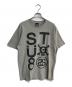 stussy（ステューシー）の古着「プリントTシャツ」｜グレー
