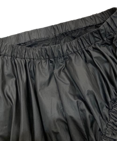 nagonstans（ナゴンスタンス）nagonstans (ナゴンスタンス) Hisoft Ripstop worm skirt　24AW　470HA831 ブラック サイズ:Sの古着・服飾アイテム