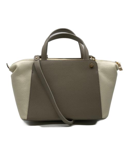 PELLE MORBIDA（ペッレモルビダ）PELLE MORBIDA (ペッレモルビダ) カートバッグ　PMO-VE027 アイボリー×グレージュ サイズ:-の古着・服飾アイテム