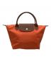 LONGCHAMP（ロンシャン）の古着「ル プリアージュ オリジナル トップハンドルバッグ S　L1621089」｜オレンジ