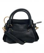 SEE BY CHLOEシーバイクロエ）の古着「2WAYレザーバッグ　S898309M-001」｜ブラック