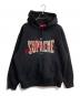 SUPREME（シュプリーム）の古着「Embroidered Chenille Hooded Sweatshirt　22SS 」｜ブラック