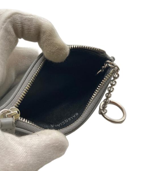 BALENCIAGA（バレンシアガ）BALENCIAGA (バレンシアガ) キーリング付きコインケース グレー サイズ:-の古着・服飾アイテム