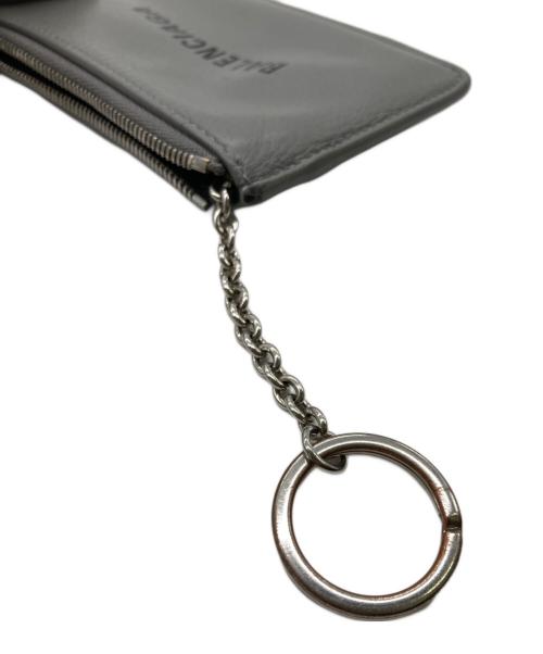 BALENCIAGA（バレンシアガ）BALENCIAGA (バレンシアガ) キーリング付きコインケース グレー サイズ:-の古着・服飾アイテム