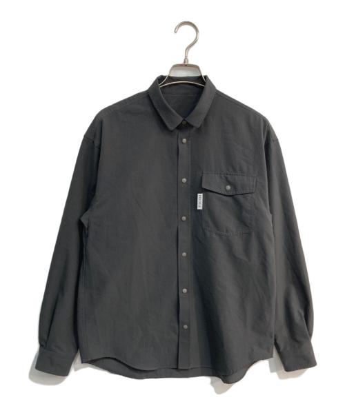 RIDGE MOUNTAIN GEAR（リッジマウンテン ギア）RIDGE MOUNTAIN GEAR (リッジマウンテン ギア) Basic Long Sleeve Shirt グレー サイズ:Sの古着・服飾アイテム